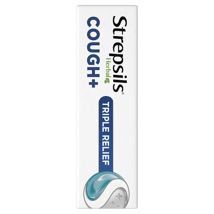 Strepsils Herbal Cough Lozenges Fresh Menthol