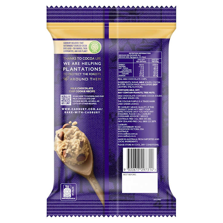 Cadbury Baking Chips Milk Chocolate