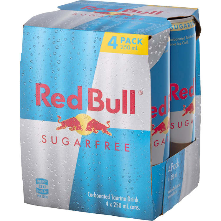 Red Bull Energy Drink Sugar Free Cans