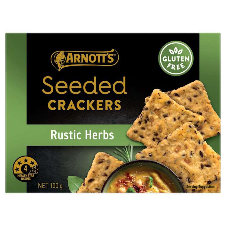Arnott's Gold Label Crackers Seed Herb
