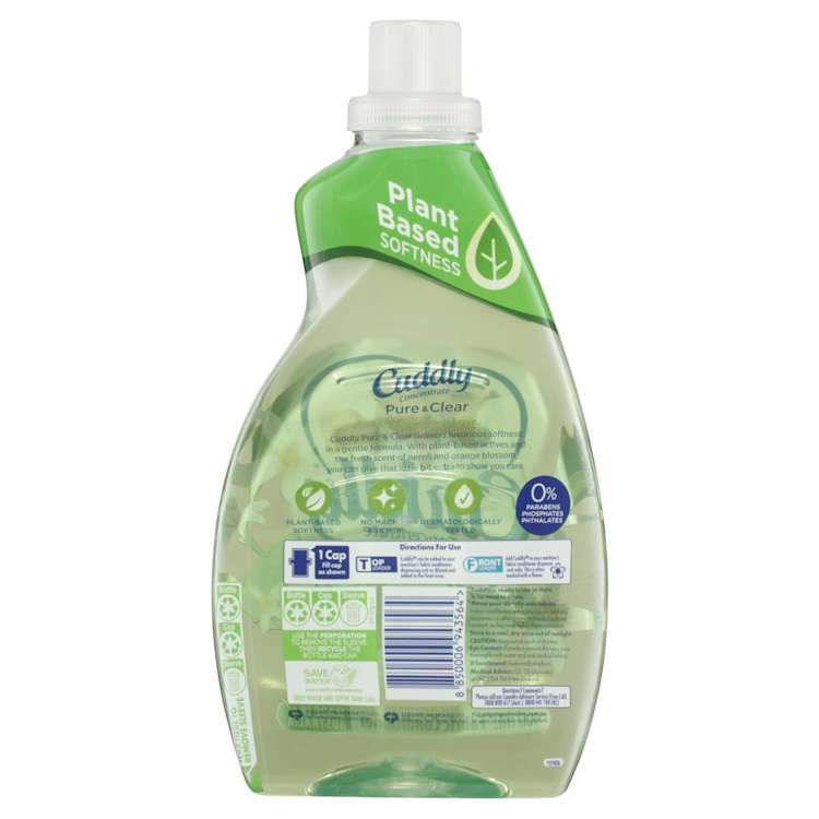 Cuddly Ultra Pure & Clear Neroli & Orange Fabric Softener