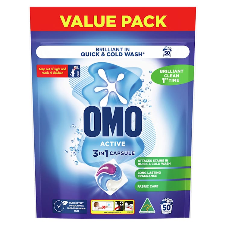 OMO Laundry Powder 3in1 Active Capsules