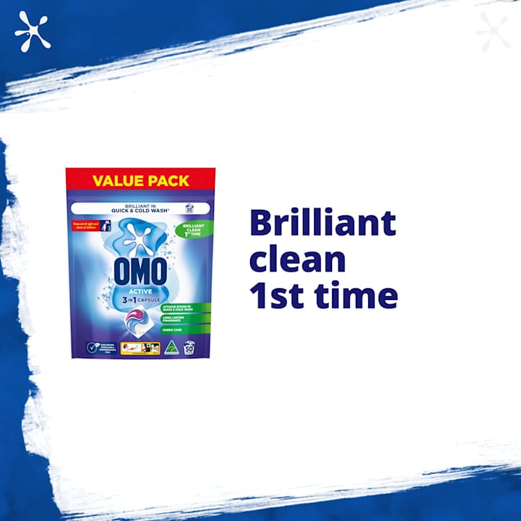 OMO Laundry Powder 3in1 Active Capsules