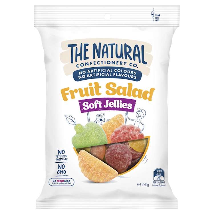 The Natural Confectionery Co. Soft Jellies Fruit Salad