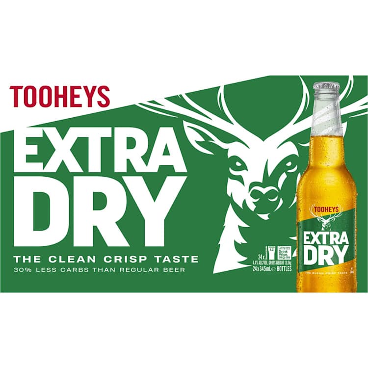 Tooheys Extra Dry Bottles