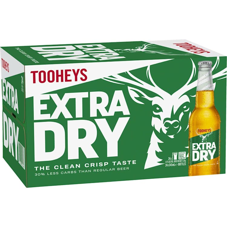 Tooheys Extra Dry Bottles