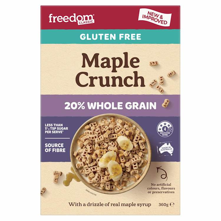 Freedom Foods Classic Cereal Maple Crunch