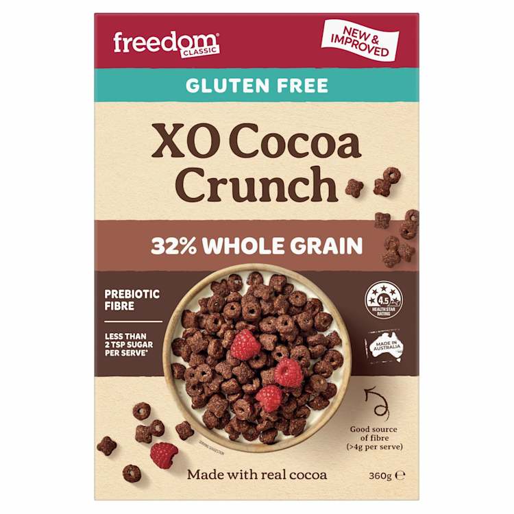Freedom Foods Classic Cereal XO Cocoa Crunch