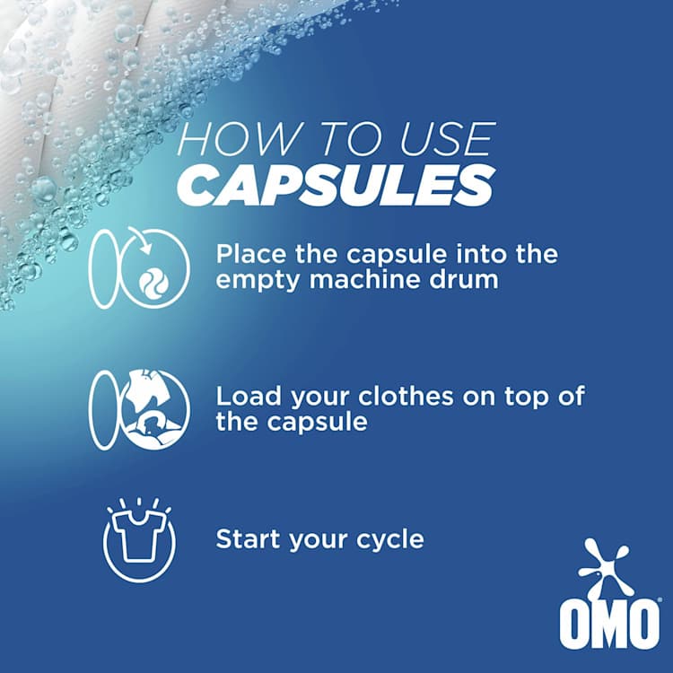 OMO Laundry Powder 3 In 1 Caps 28 Pack | IGA Shop Online