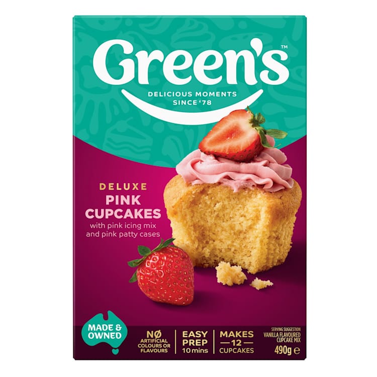 Green's Pink Vanilla Cupcake Mix | Supa Valu