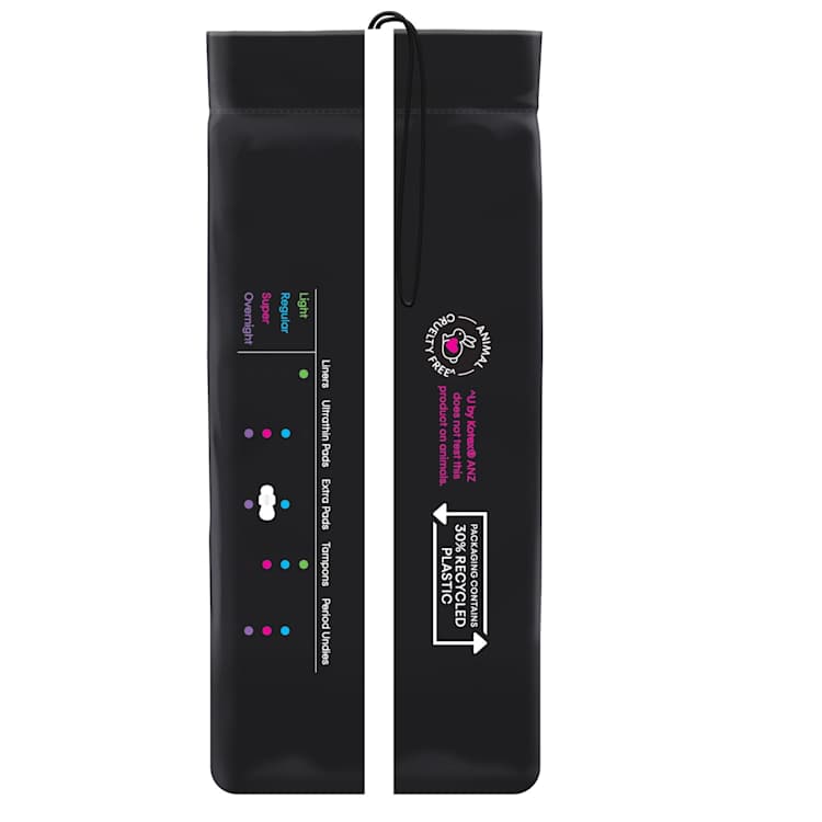 U By Kotex Sanitary Pads Super With Wings