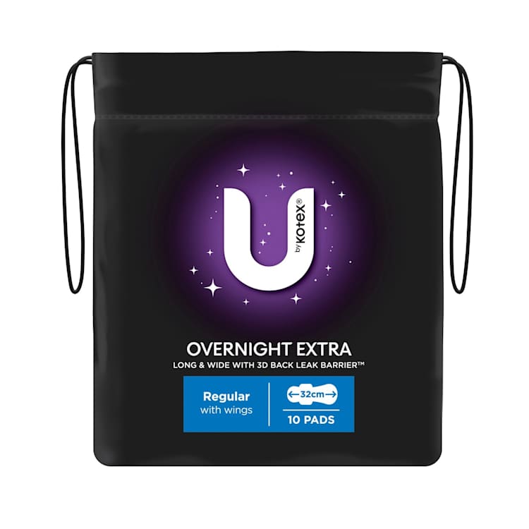U By Kotex Overnight Pads Extra