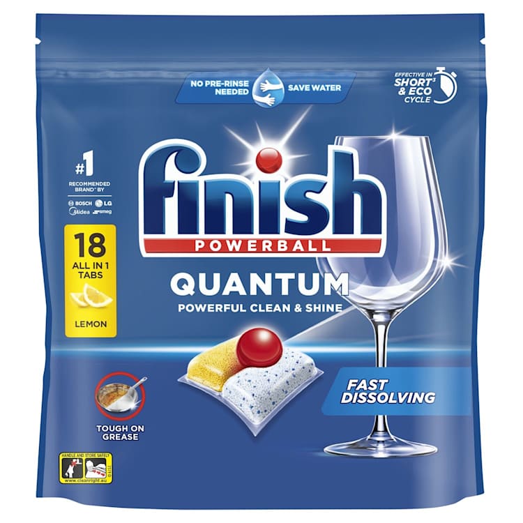 Finish Ultimate All in 1 Dishwashing Tablets Lemon Sparkle