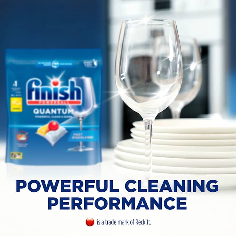 Finish Ultimate All in 1 Dishwashing Tablets Lemon Sparkle