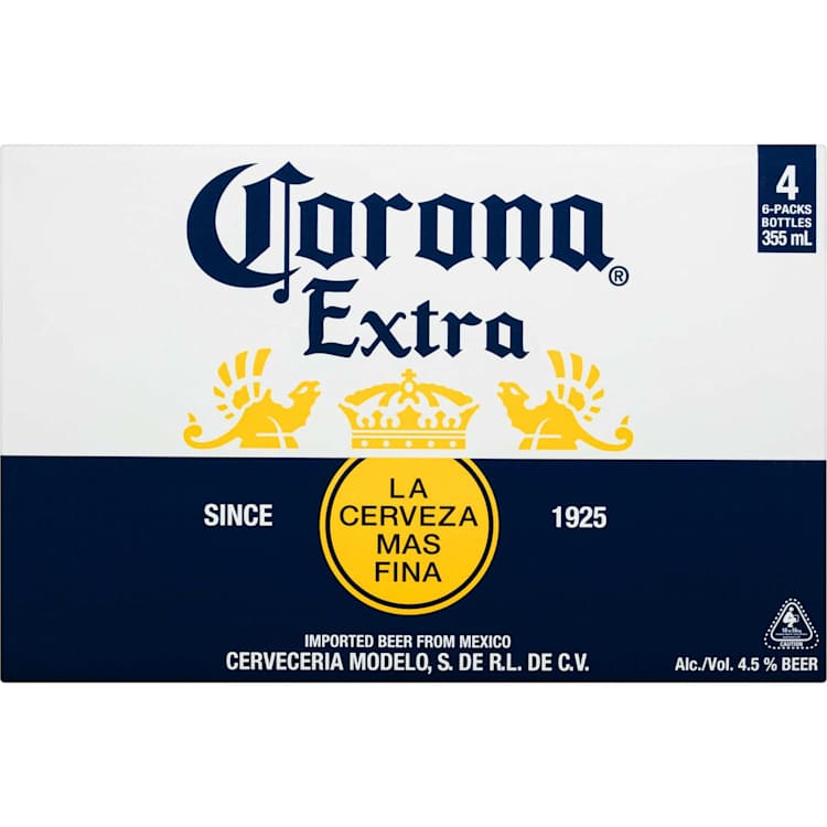 Corona Extra Bottle Carton