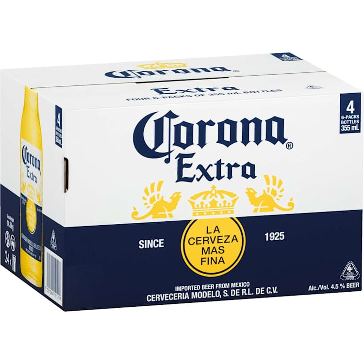 Corona Extra Bottle Carton
