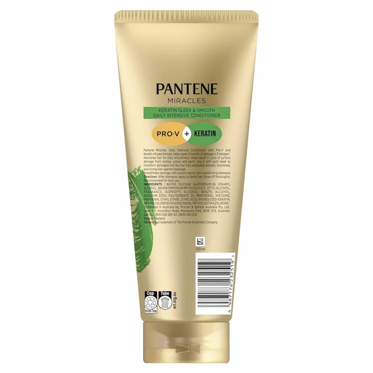 Pantene 3 Minute Miracle Keratin Smooth & Sleek Conditioner