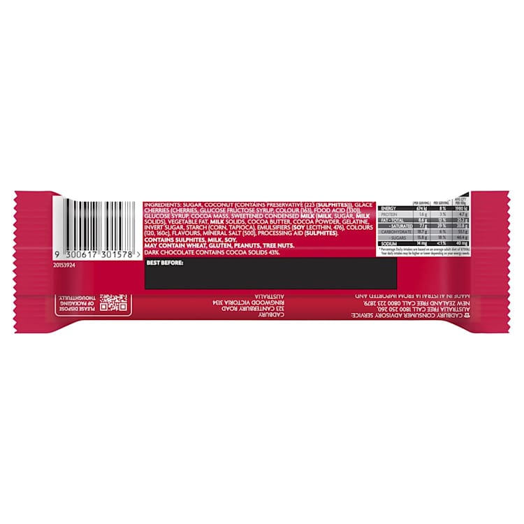 Cadbury Cherry Ripe Twin Pack
