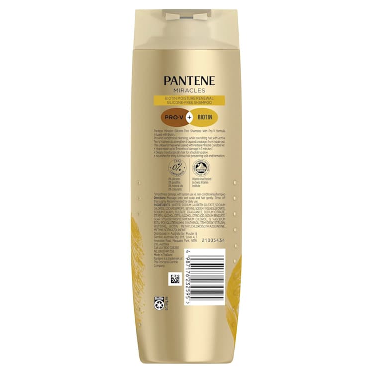 Pantene Miracles Biotin Daily Moisture Renew Shampoo
