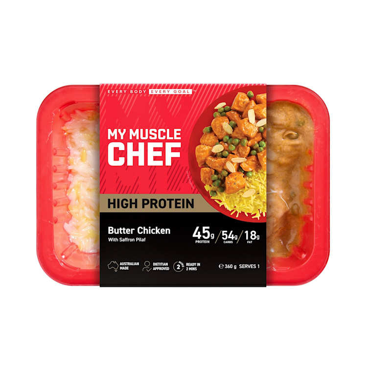 My Muscle Chef Butter Chicken With Saffron Pilaf