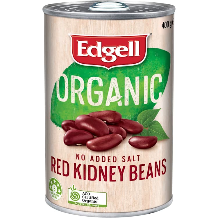 Edgell Organic No Added Salt Red Kidney Beans