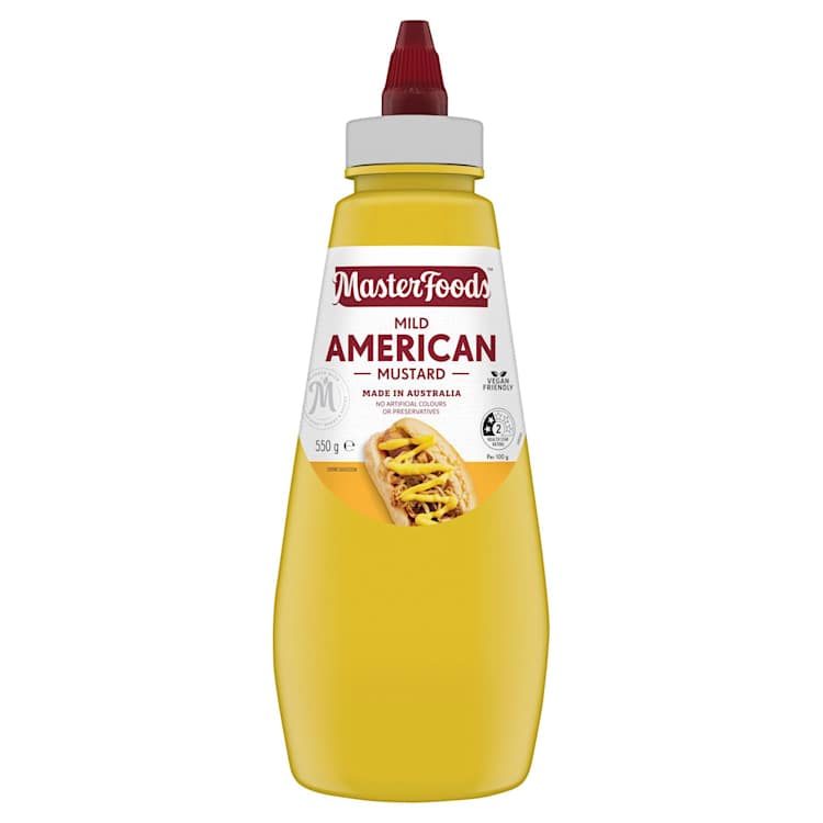 MasterFoods Mustard Mild American Squeeze