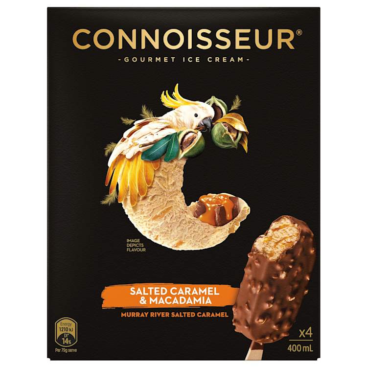 Connoisseur Salted Caramel & Macadamia
