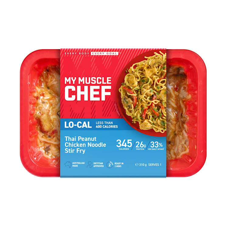 My Muscle Chef Thai Peanut Chicken Noodle Stir Fry