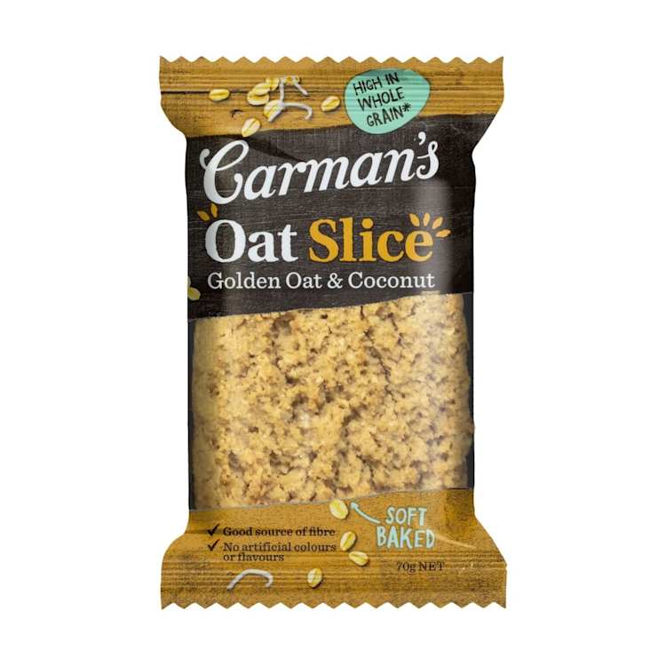 Carman's Oat Slice Golden Oat & Coconut