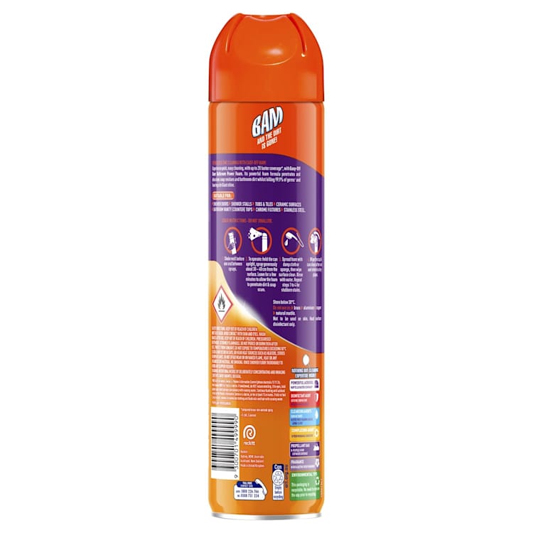 Easy-Off Bam Bathroom Power Foam Lemon
