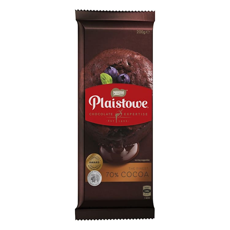 Nestlé Plaistowe 70% Cocoa Baking Chocolate Block