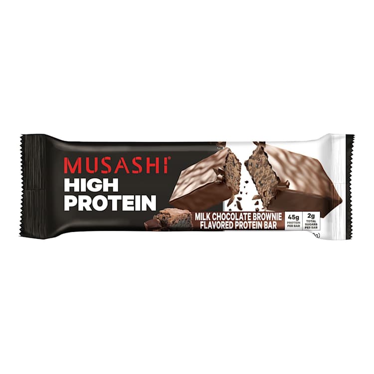 Musashi High Protein Milk Choc Brownie Bar