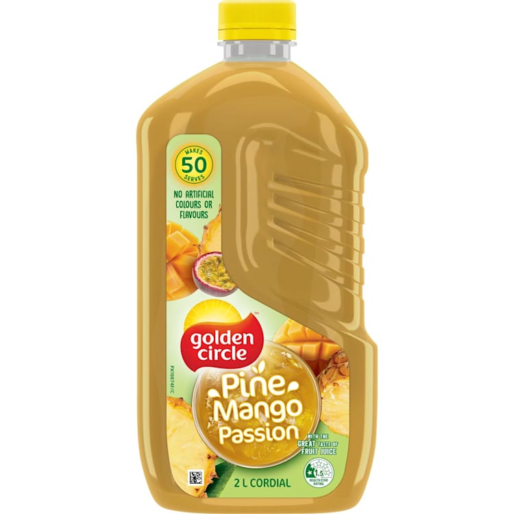 Golden Circle Pine Mango Passion Cordial