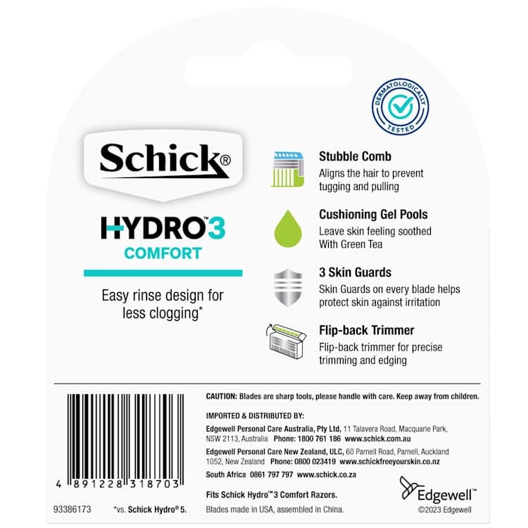 Schick Hydro Razor 3 Refill