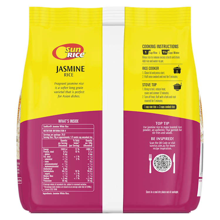 SunRice Jasmine Fragrant Rice