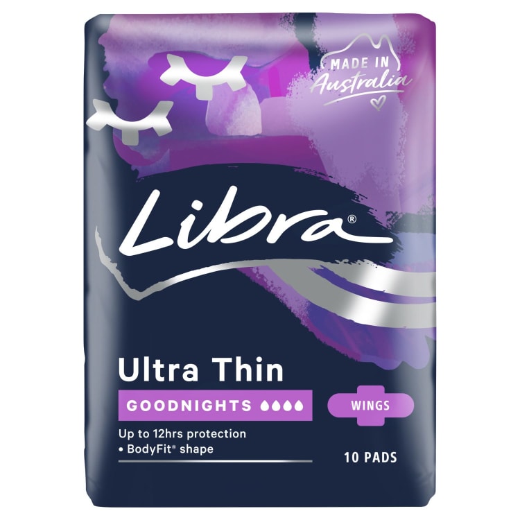 Libra Goodnights Pads Ultra Thin Wings
