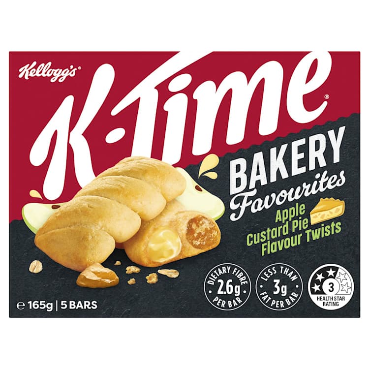 Kellogg's K-Time Bakery Favorites Twists Apple & Custard