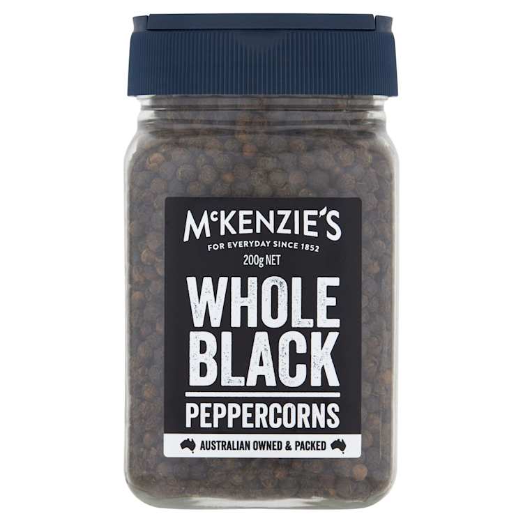 McKenzie's Whole Black Peppercorns