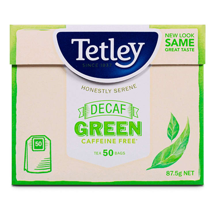 Tetley Decaffeinated Green Tea Bags