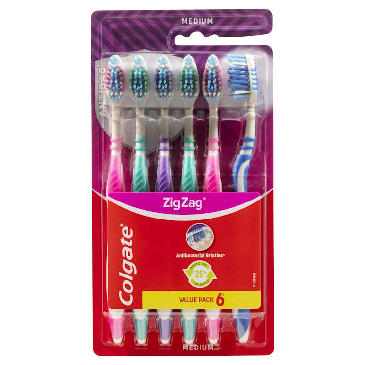 Colgate Zigzag Deep Interdental Clean Toothbrush Medium