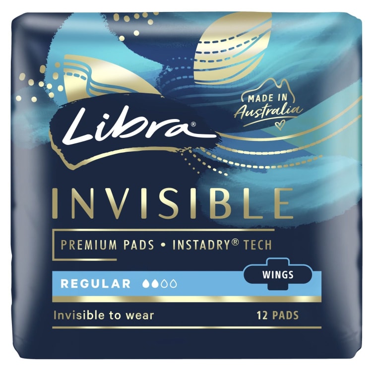 Libra Invisible Pads Regular with Wings