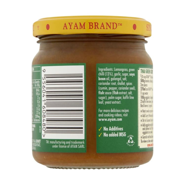 Ayam green shop curry paste ingredients