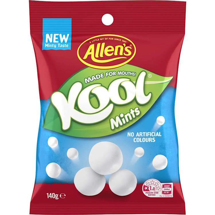 Allen's Kool Mints Made For Mouths