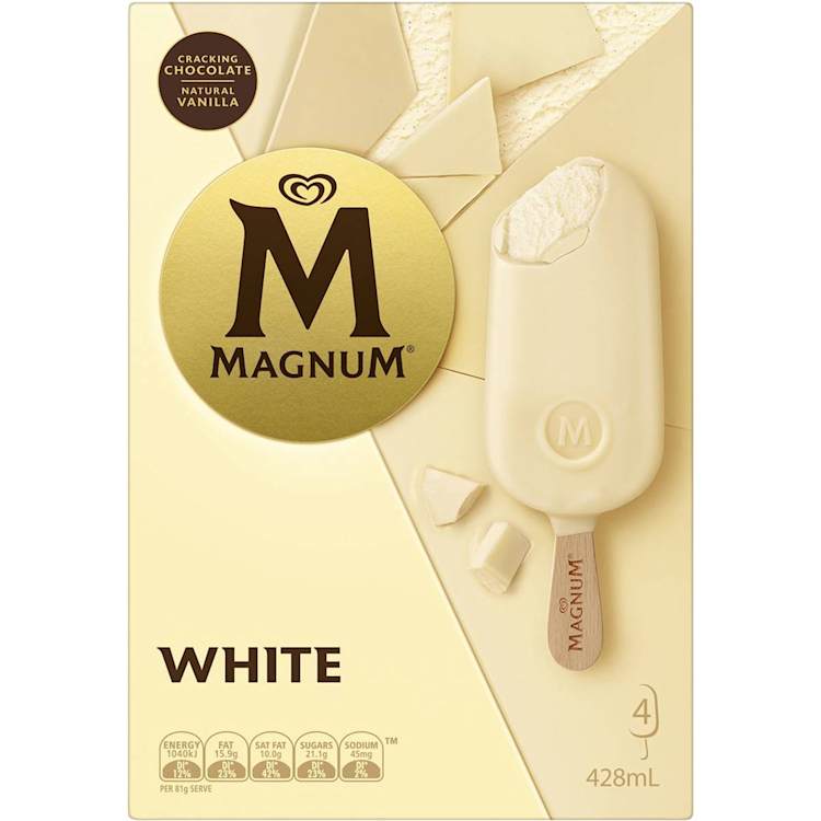 Magnum White Chocolate Ice Cream