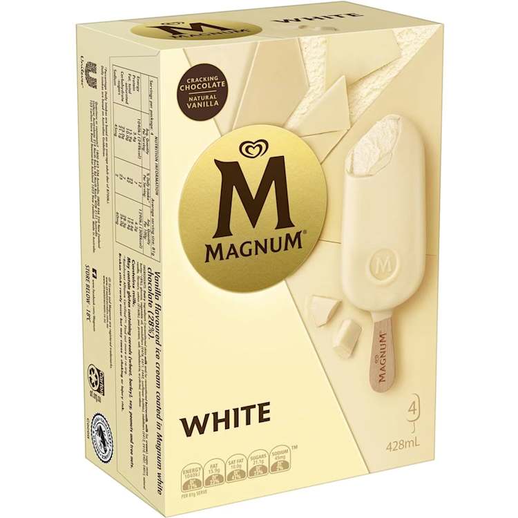 Magnum White Chocolate Ice Cream