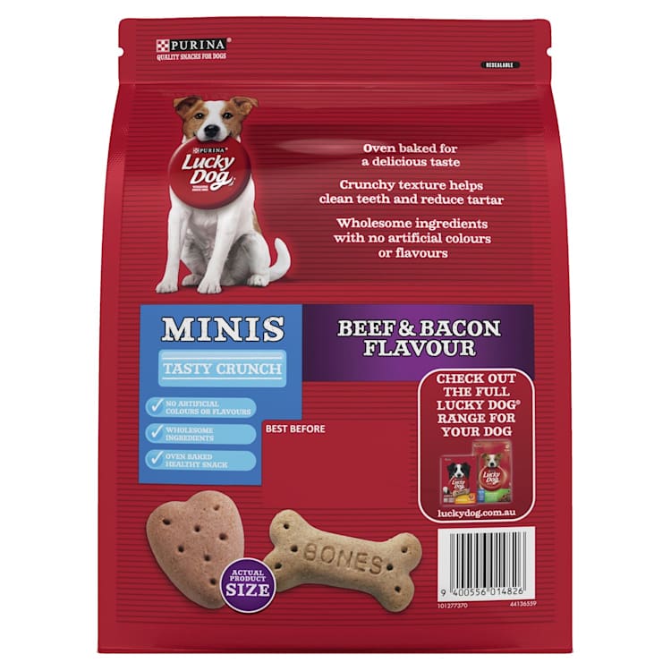 Purina Lucky Dog Beef & Bacon Mini Bones