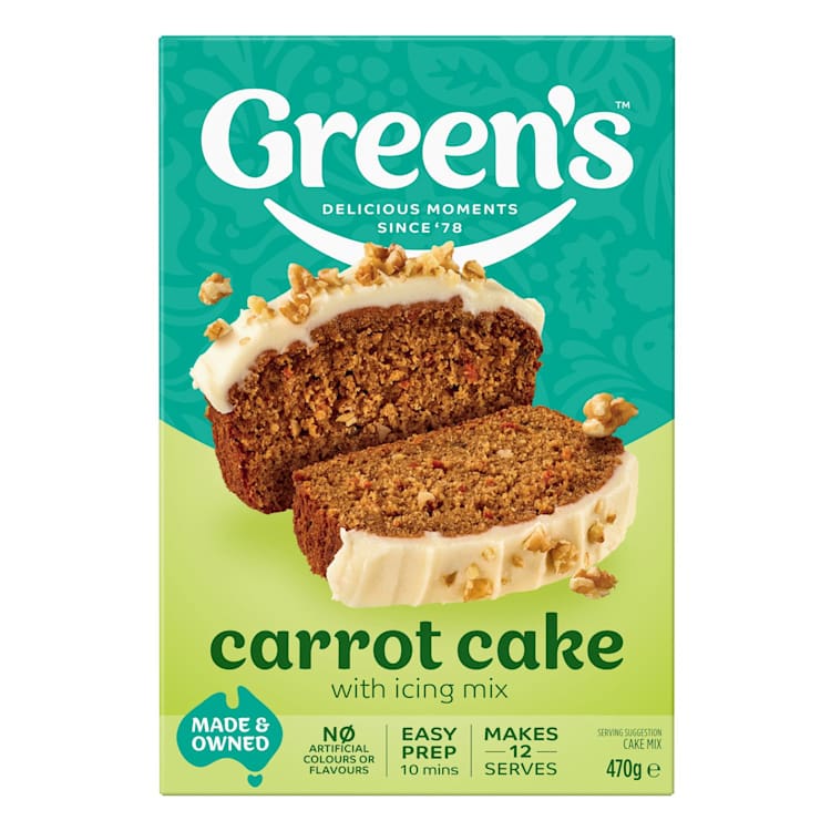 Green's Cake Mix Traditional Carrot