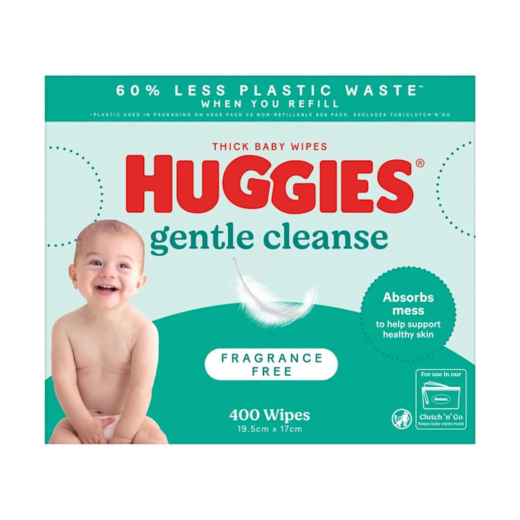 Huggies Baby Wipes Value Refill Fragrance Free