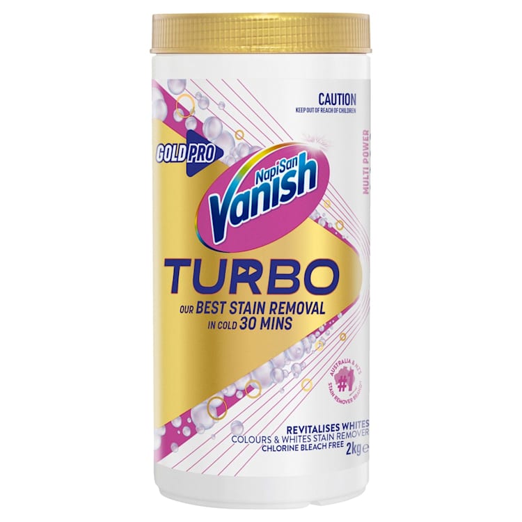 Vanish NapiSan Gold Pro Oxi Action Crystal White Stain Remover Powder
