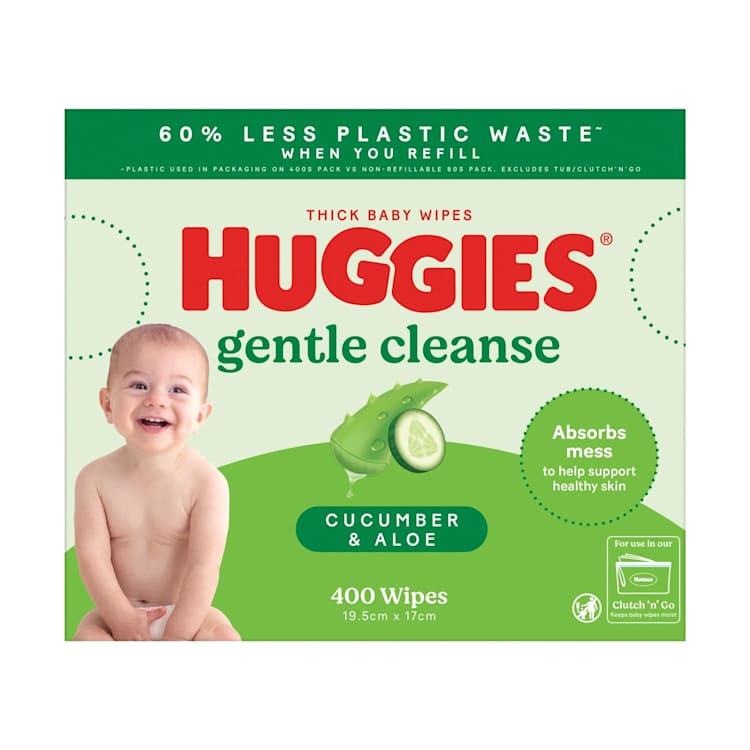 Huggies Baby Wipes Value Refill Cucumber & Aloe